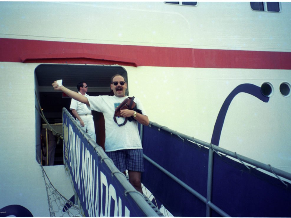 Peter on the Gangway