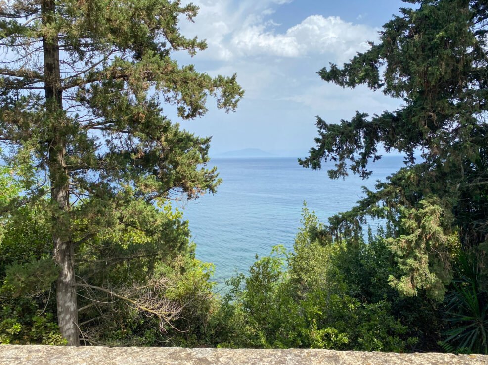 Ionian Sea from Meseum of Palaipollis