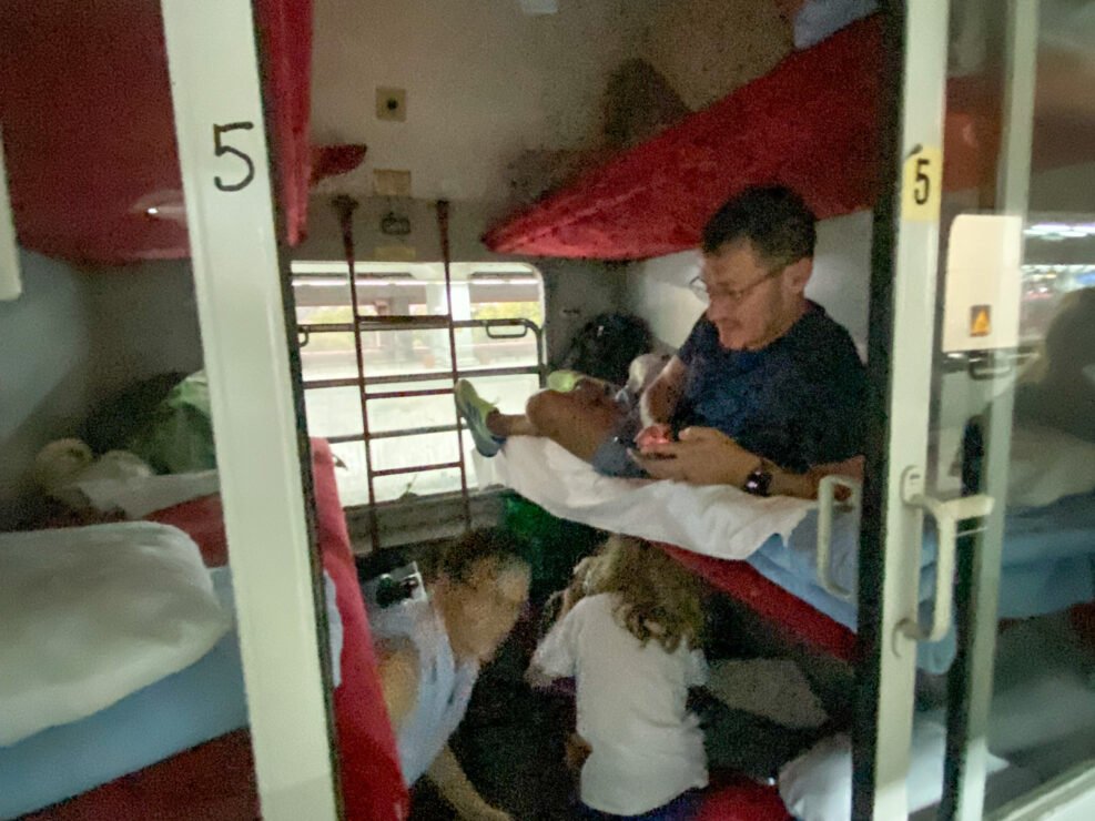 Olman on Belgrade to Bar Train