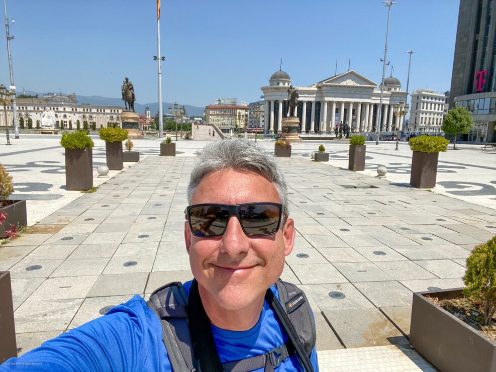 Skopje 19 Don in Macedonia Square