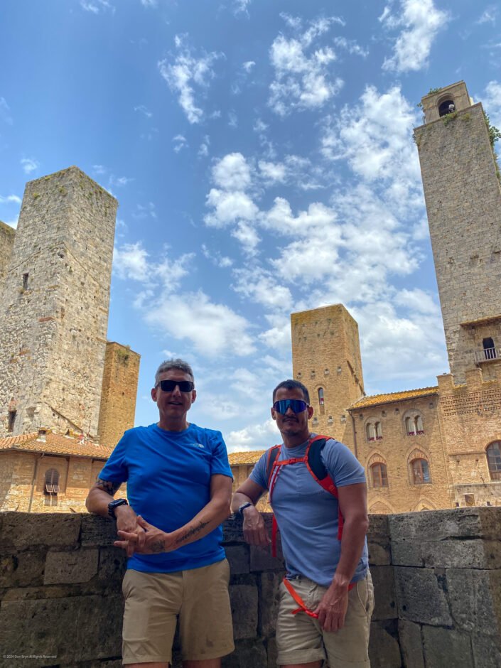 San Gimignano 20 Don & Olman at Palazzo Comunale