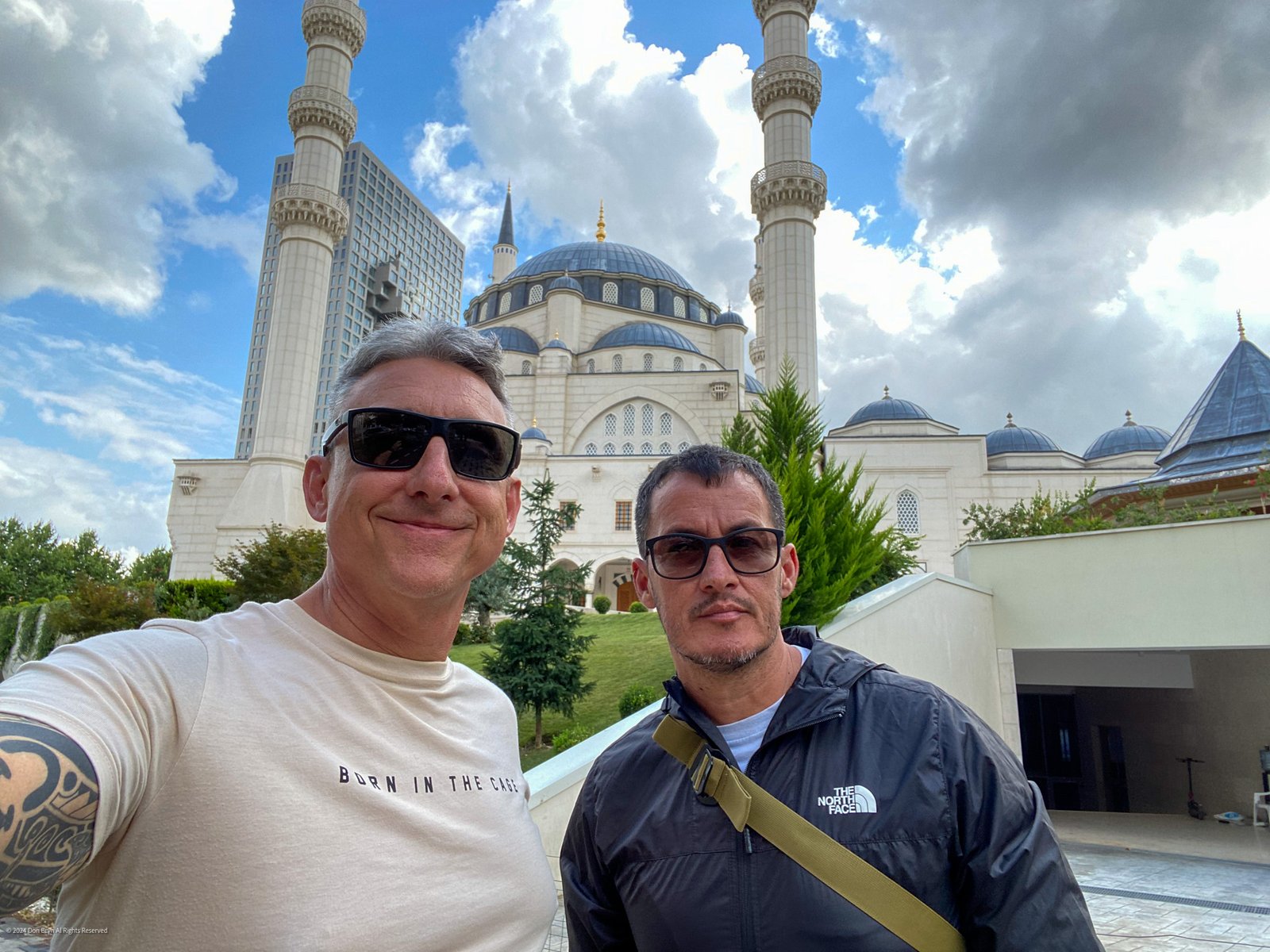 Don and Olman at Namazgah Mosque