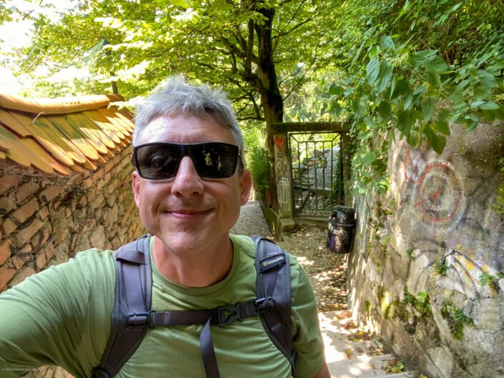 Ljubjana Day 2 2 Don climbing to Castle