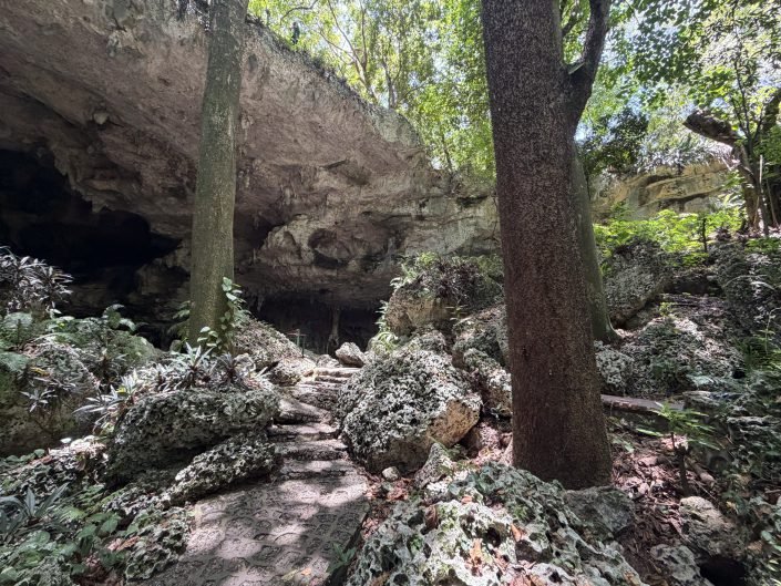 Cave Trail, Los Tres Ojos